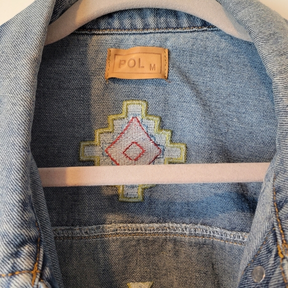 Embroidered Denim Jacket - Picture 12 of 16